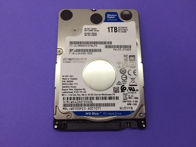 WD 1TB WD10SPZX 5400RPM 128MB Cache SATA 2.5'' Laptop HDD Hard Disk Drive Tested