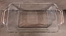 ANCHOR OVENWARE LOAF DISH 5.25 X 9 X 2.75 CLEAR GLASS BREAD OVEN DISH 1.5 QUART