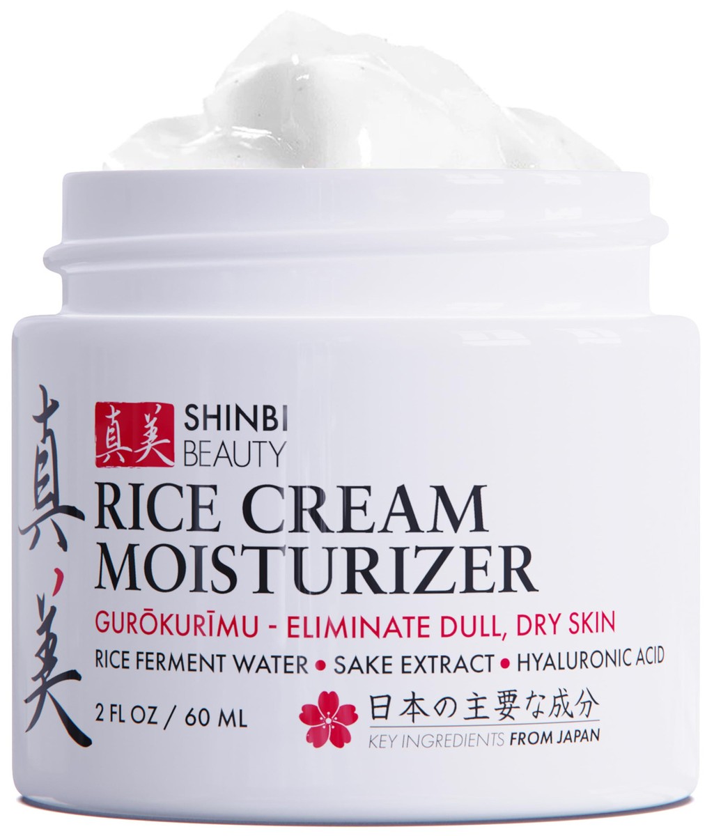 Japanese Skincare Moisturizer for Face - Rice Cream With
