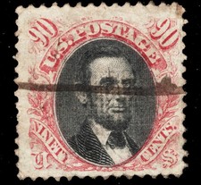 US - 1869 Sc #122 Lincoln Used