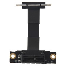 PCIE X1 Riser Cable Dual 90 Degree Right Angle PCIe 3.0 X1 to X1 Extension4392