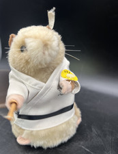 VTG 2001 Gemmy Kung Fu Fighting Dancing Hamster Animated Karate Plush Toy Works