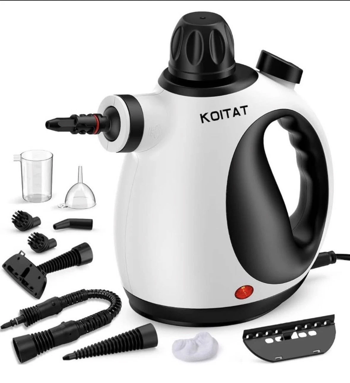 KOITAT Handheld Steam Cleaner, Steam Cleaner for Home with 10 Accessory Kit