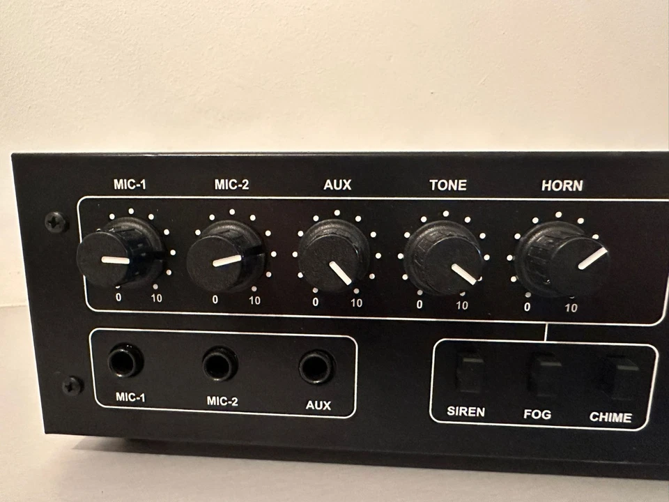 Monacor PA-888 ELA Verstärker 100W 100V Lautsprecher& Mikrofon Profi Beschallung - Bild 2 von 4