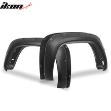 For 22-25 Toyota Tundra Fender Flares Pocket Style Wheel Arch Cover PP 4PCS Trim