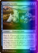 MTG Magic the Gathering Frostfist Strider (51/552) Dominaria United LP FOIL