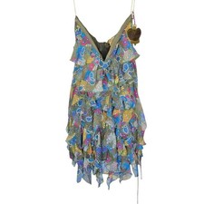 Princess Vera Wang Paisley Ruffled Dress size...