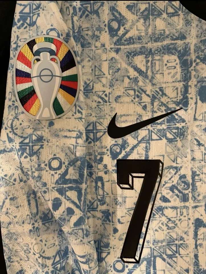 Ronaldo 2024 Portugal Euro Jersey Long Sleeve Authentic Player Version  - Image 3 of 4