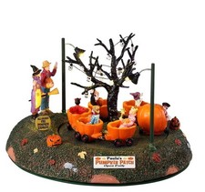 Lemax Paulas Pumpkin Patch Train Animated Lig...