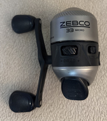 Vintage ZEBCO 33 Micro Fishing Reel w/Bite Alert