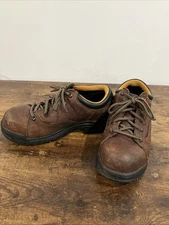 Womens Timberland Pro Powerfit Shoes 7.5W Steel Toe Work Leather 63189 A6101