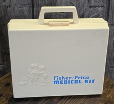 Vintage 1977 Fisher Price Medical Kit Doctor Set Complete Toddler Toys 936 USA