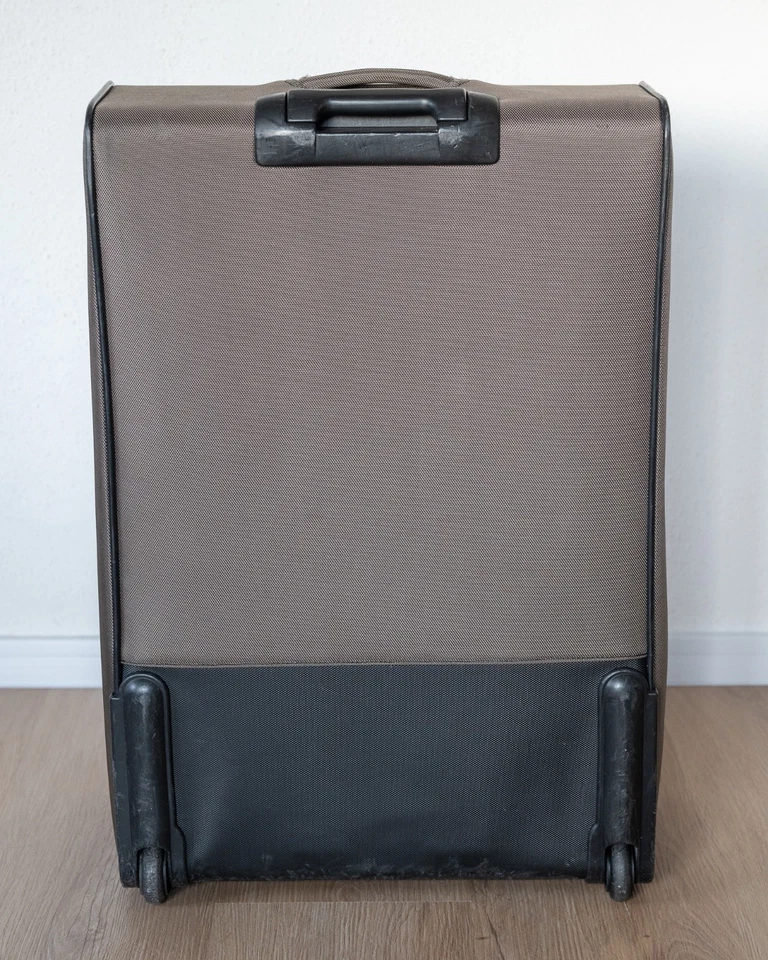 Stratic Koffer Trolley 72 x 47 x 30 Grün/Braun 2 Rollen Erweiterbar - Bild 2 von 4