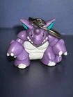 Vintage 1999 POKEMON Nintendo NIDOKING Keychain Burger King Meal Figure Toy