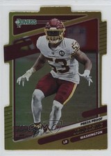 2021 Panini Donruss Press Proof Gold Die-Cut /25 Jon Bostic #10 4f2