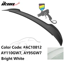 Fits 15-23 Dodge Charger V3 Style Trunk Spoiler ABS Painted #PW7 Bright White
