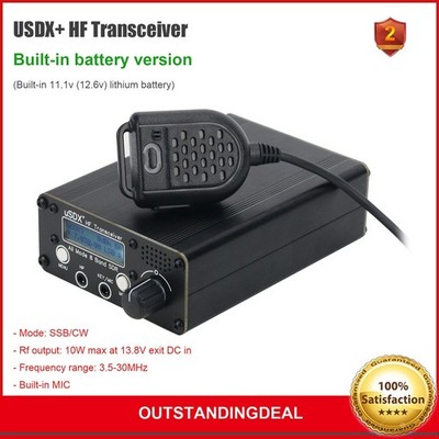 USDX+ HF Transceiver Shortwave QRP SSB/  Transceiver All Mode 8 Band w/   #jg