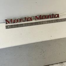 Lot Of 2 Vintage OPEL MANTA CIRCA '70S EMBLEM 3459302 Car Parts