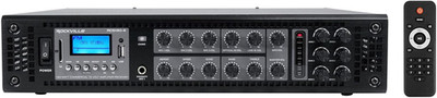 RCS180-6 180W 6-Zone 70V Commercial Amplifier, Bluetooth, USB/SD/RCA, Mic, Optic