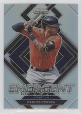 2022 Panini Prizm Emergent Silver Prizm Carlos Correa #E-6 0o3x
