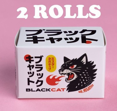 2 Rolls - Mr. Negative Black Cat Shibuya Capsule 35mm 36exp Black