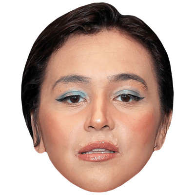Cristina Quinones (Make Up) Celebrity Mask, Flat Card Face, Fancy Dress Mask
