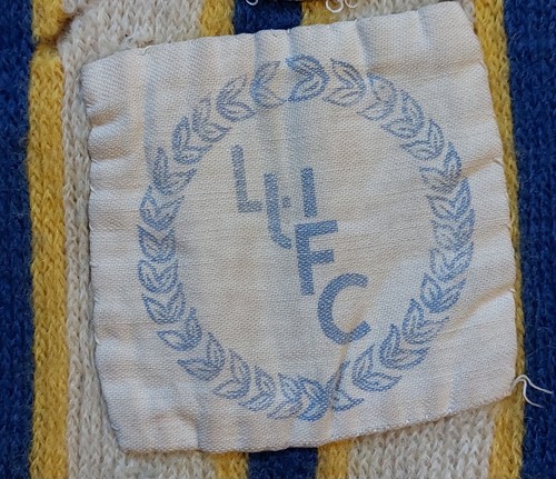 Rare football scarf vintage Leeds United 1970s, old soccer scarves - Picture 7 of 13