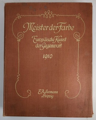 Mappe: Meister der Farbe Heft I-XII / 1910, Europäische Kunst der Gegenwart