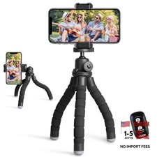 Phone Tripod, Portable and Flexible Tripods with Wireless Black Standard