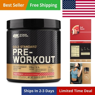 Gold Standard Pre-Workout with Creatine, Beta-Alanine, and Caffeine for Energ...