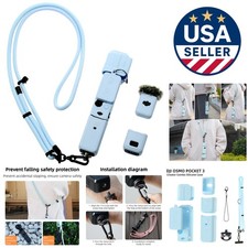 Silicone Cover  Adjustable Lanyard for DJI Osmo Pocket 3 Protection