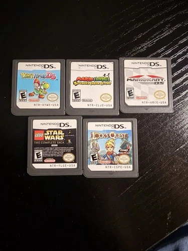 Nintendo DS Game Lot Mario Kart, Yoshi’s Island Ds, Mario N Luig  Inside Store ￼