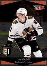 Ian Mitchell 2020-21 Upper Deck Ultimate Victory RC #UV-33 Chicago Blackhawks