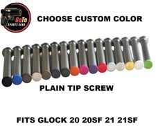 For GLOCK 20 GEN 1-3 Stainless Steel Guide Rod with Plain Tip Screw Coated
