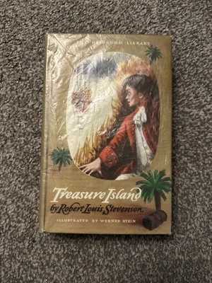 Treasure Island Book, by Robert Louis Stevenson Heirloom Library Vintage