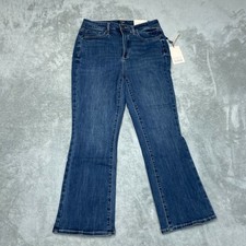 NYDJ Billie Mini Boot Cool Embrace Jeans Ankle High-Rise Womens Size 8 a0815