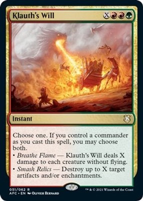 NM - Klauth's Will - 51 - Commander: Adventures in the Forgotten Realms