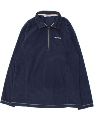 Craghoppers Damen-Fleecepullover mit Reißverschluss am Ausschnitt UK 14 Large marineblau Polyester SO07
