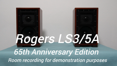 Rogers LS3/5A 65th Anniversary Edition Speakers Pair – Excellent