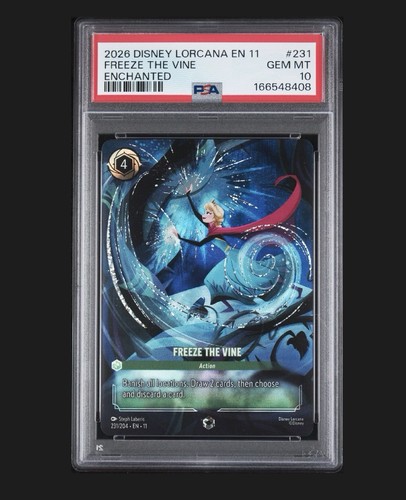 Freeze the Vine graded PSA 10 for sale on eBay