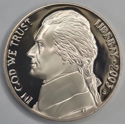 2003 S Gem Proof DCAM Jefferson Nickel