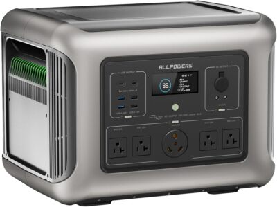 ALLPOWERS 2500W 2016Wh Solar Generator Backup Portable Power Station Outdoor RV