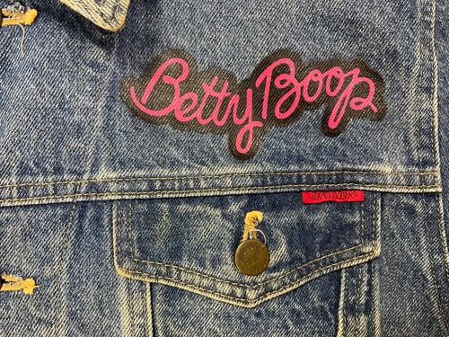 Vintage Betty Boop Denim Jeans Buttoned Jacket Size Medium Adult - Picture 3 of 11