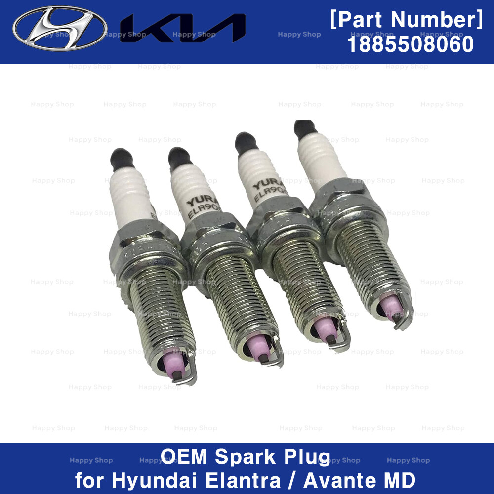 1885508090 Genuine OEM LPI Spark Plug for Hyundai Elantra Avante MD 2011-2016