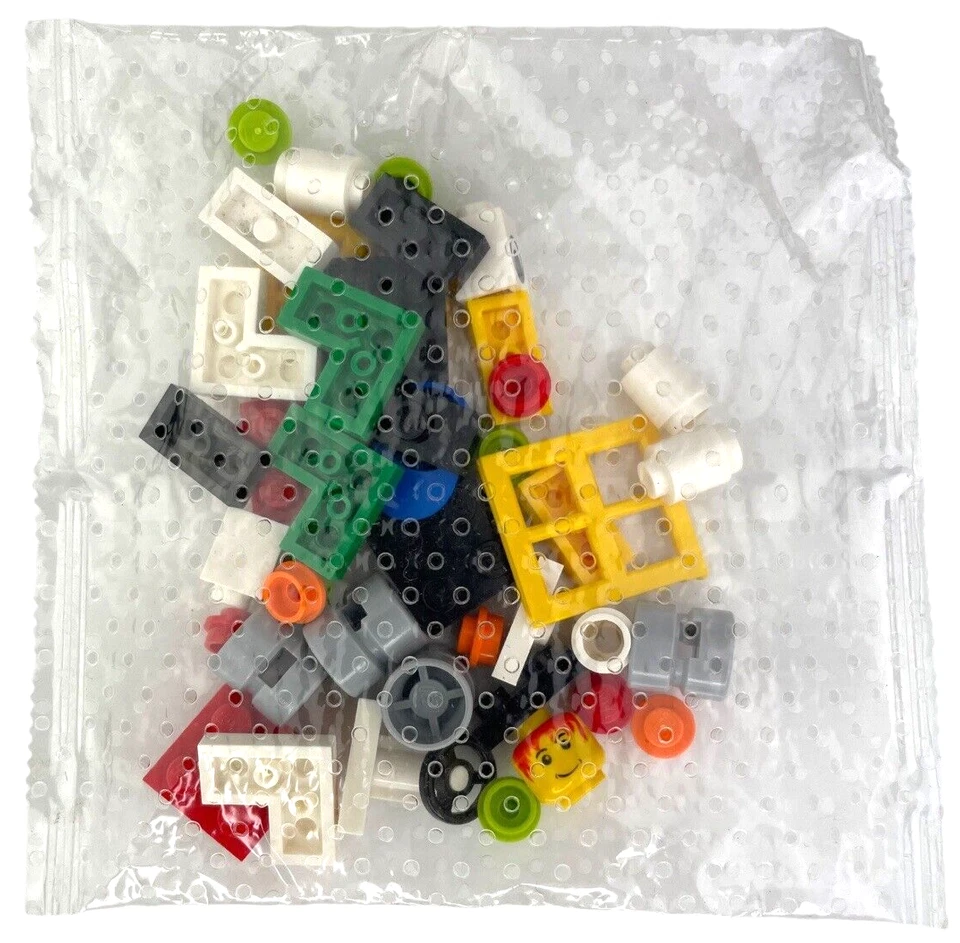 NEW SEALED Parts Bag LEGO Set 6166 Large Brick Box 2007 Retired OOP Minifig Head - Image 2 of 4