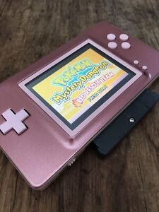 Gameboy Macro Personalizado Mod Ds Lite Para Gba Juegos Rosado Con Retroiluminacion Jugar Con Dispositivos De Mano Ebay