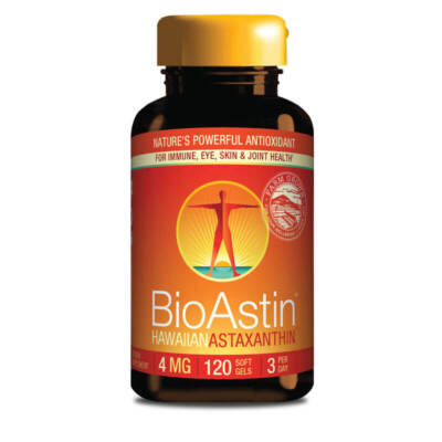 Nutrex, BioAstin, Hawaiian Astaxanthin, 4mg, 120 Weichkapseln - Blitzversand
