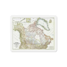 North America - Canada, Alaska, Greenland (1947) (Map) Refrigerator Magnet