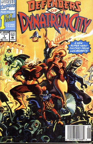 DEFENDERS OF DYNATRON CITY (Serie 1992) #1 NEWSSTAND NM Comic Book - Bild 1 von 1