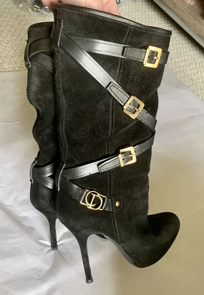 Dior suede boots sale